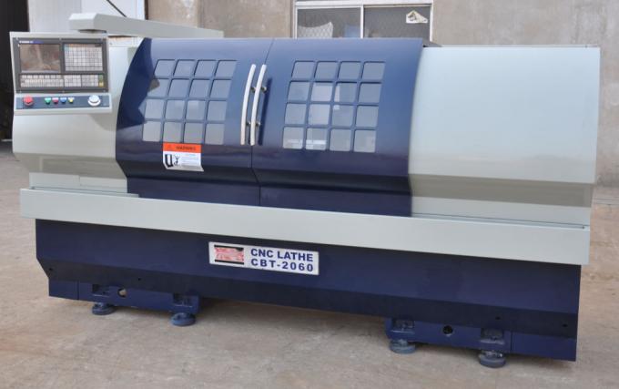 Επίπεδο κρεβάτι 400mm Cnc γυρίζοντας τόρνος ο οριζόντιος ISO 9001 Hardway μετάλλων 1