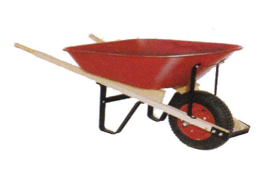 εργαλεία 150kg κάρρων κήπων 540mm Wheelbarrow 6 κυβικών ποδιών με το πλαίσιο χάλυβα