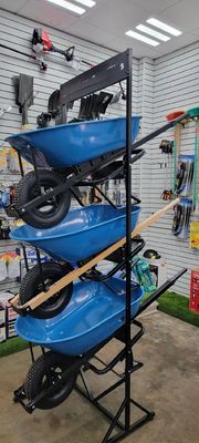 εργαλεία 150kg κάρρων κήπων 540mm Wheelbarrow 6 κυβικών ποδιών με το πλαίσιο χάλυβα
