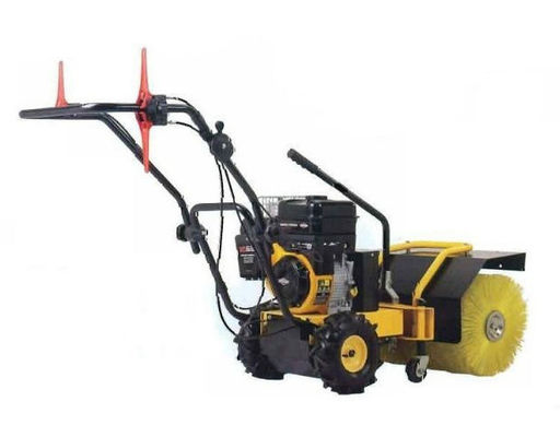 6.5HP περίπατος οχημάτων αποκομιδής απορριμμάτων βουρτσών δύναμης χιονιού πίσω από την υψηλή ευελιξία εκκινητών οπισθοχώρησης
