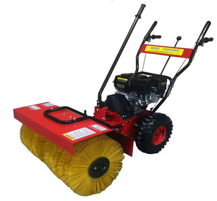 6.5HP περίπατος οχημάτων αποκομιδής απορριμμάτων βουρτσών δύναμης χιονιού πίσω από την υψηλή ευελιξία εκκινητών οπισθοχώρησης
