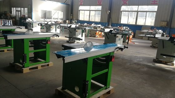 Βαρέων καθηκόντων ξύλινο πριόνι επιτραπέζιας επιτροπής πιέζοντας μηχανών 220V ηλεκτρικό