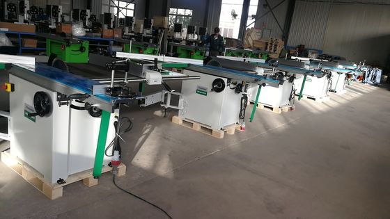 Βαρέων καθηκόντων ξύλινο πριόνι επιτραπέζιας επιτροπής πιέζοντας μηχανών 220V ηλεκτρικό