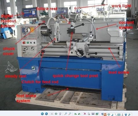 Μηχανικός ακρίβειας τόρνος 1000mm μετάλλων πάγκων τοπ νέος όρος
