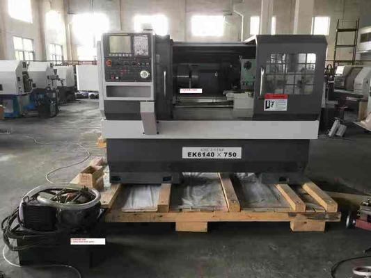 Επίπεδο κρεβάτι 400mm Cnc γυρίζοντας τόρνος ο οριζόντιος ISO 9001 Hardway μετάλλων
